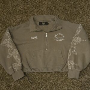 Darc Sport Gray Half-Zip Sweatshirt